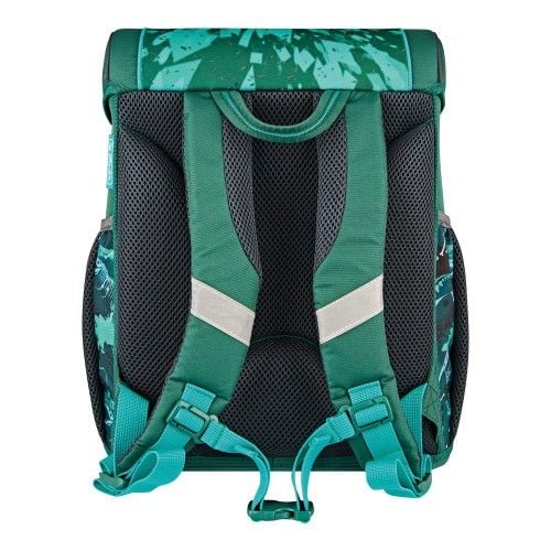 Produktbild: Herlitz Schulranzen Loop Plus Green Rex 16 Liter bef&uuml;llt