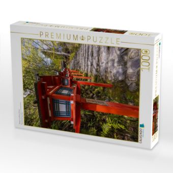 Produktbild: CALVENDO Puzzle Treppen zum Kifune Schrein | 1000 Teile Lege-Gr&ouml;&szlig;e 64x48cm Foto-Puzzle f&uuml;r gl&uuml;ckliche Stunden