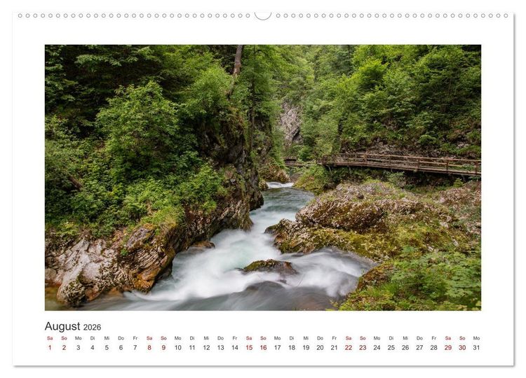 Produktbild: Slowenien - Wilde B&auml;ren und zauberhafte Natur (hochwertiger Premium Wandkalender 2026 DIN A2 quer), Kunstdruck in Hochglanz