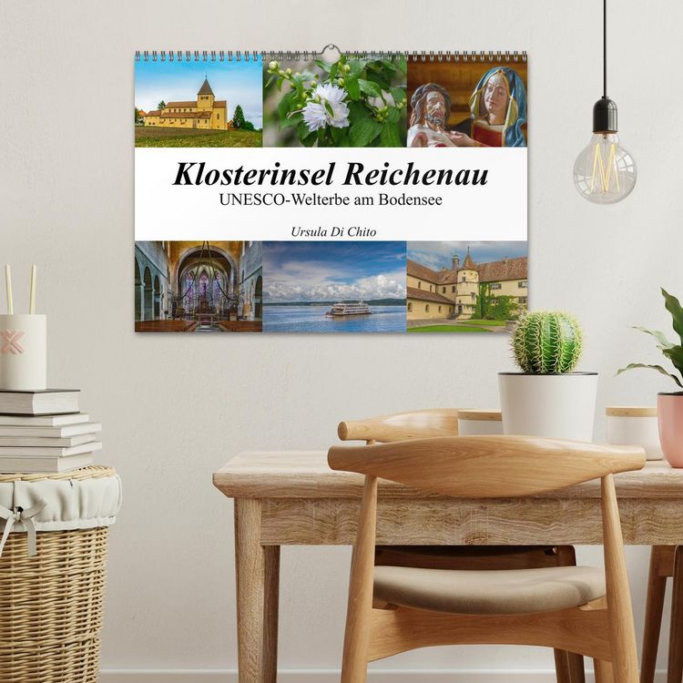 Produktbild: Klosterinsel Reichenau - UNESCO-Welterbe am Bodensee (Wandkalender 2026 DIN A3 quer), CALVENDO Monatskalender