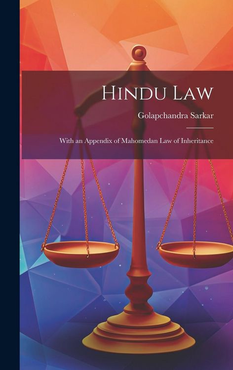 Produktbild: Hindu Law: With an Appendix of Mahomedan Law of Inheritance