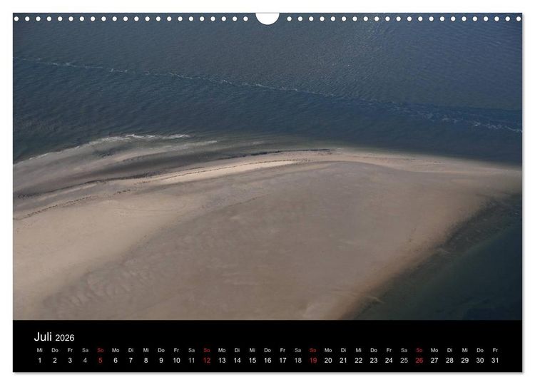 Produktbild: Die Nordseek&uuml;ste (Wandkalender 2026 DIN A3 quer), CALVENDO Monatskalender
