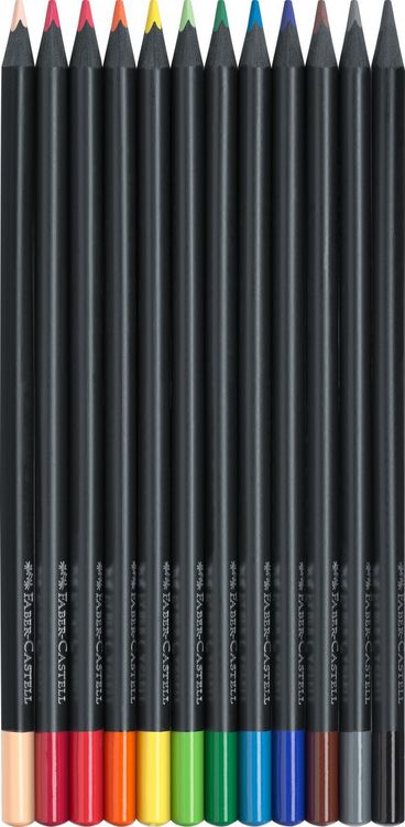 Produktbild: Faber-Castell Buntstifte Black Edition 12er Set