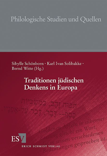 Produktbild: Traditionen j&uuml;dischen Denkens in Europa