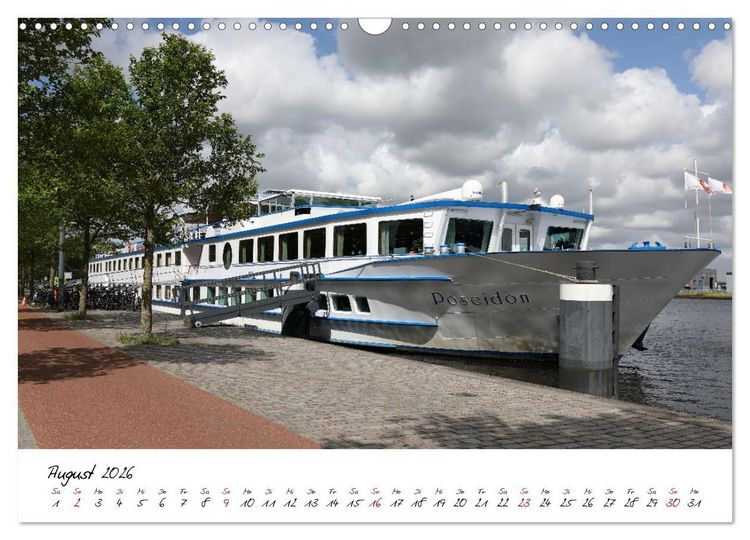 Produktbild: Boat and Bike S&uuml;dholland (Wandkalender 2026 DIN A3 quer), CALVENDO Monatskalender