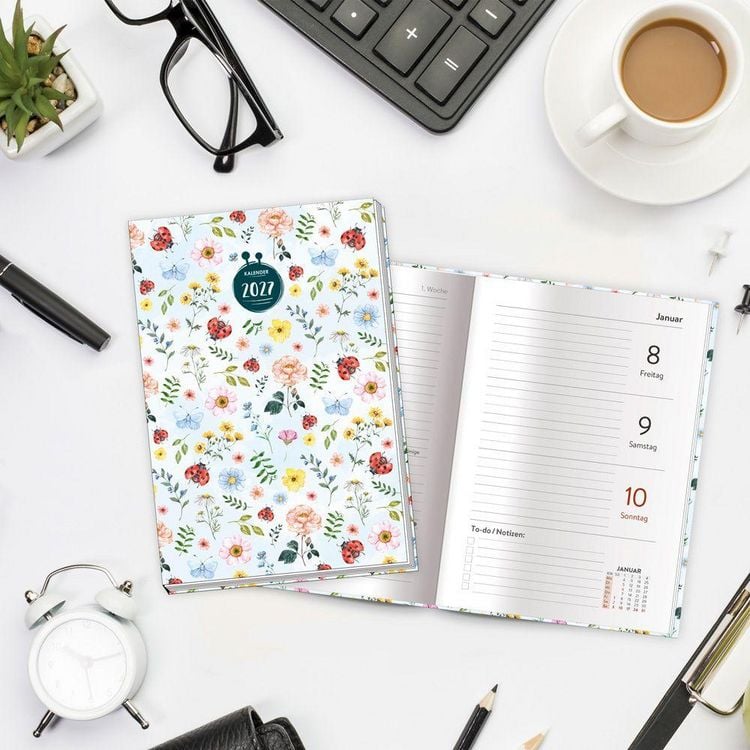 Produktbild: TR&Ouml;TSCH - Taschenkalender A6 Marienk&auml;fer 2027