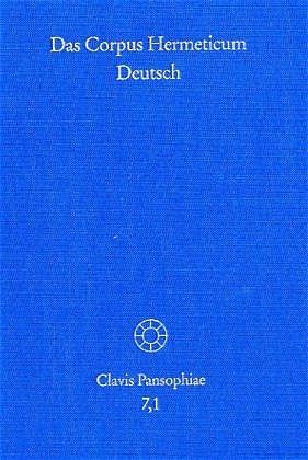 Produktbild: Das Corpus Hermeticum Deutsch. Teil 1