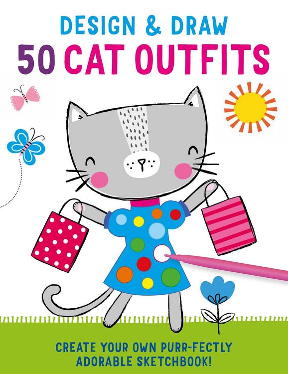 Produktbild: Design and Draw 50 Cat Outfits