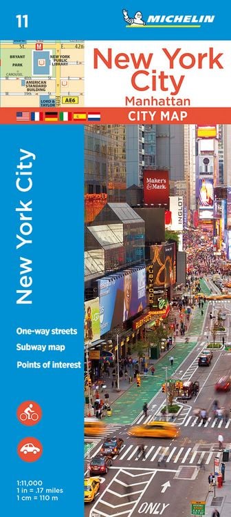 Produktbild: Michelin New York City Manhattan Map 11