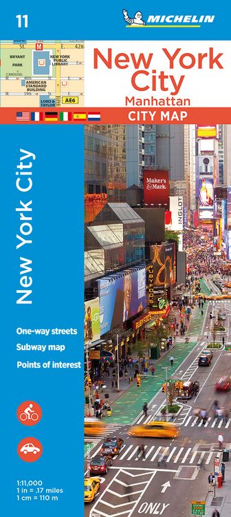 Produktbild: Michelin New York City Manhattan Map 11