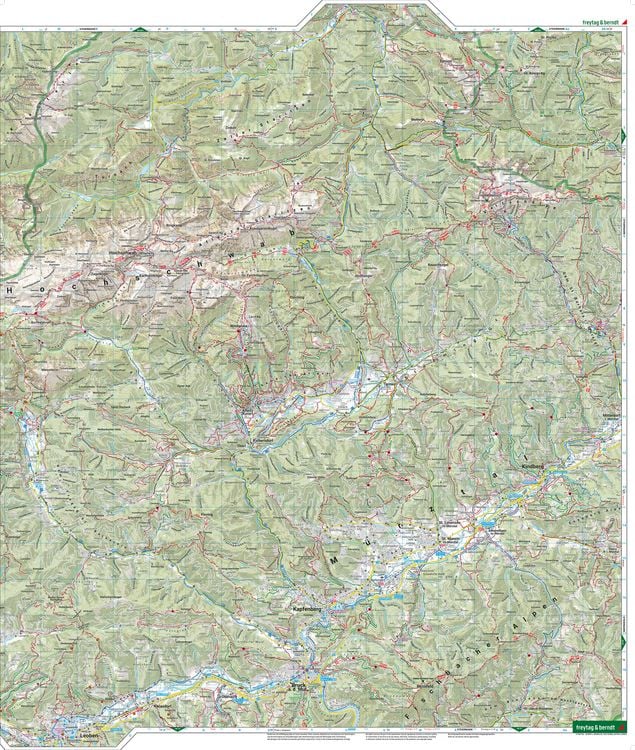 Produktbild: freytag & berndt Wanderkarte WK 0041 Hochschwab, Veitschalpe - Eisenerz - Bruck an der Mur 1:50.000