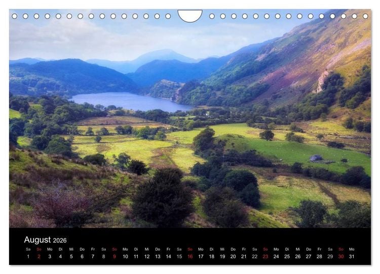 Produktbild: Wales (Wandkalender 2026 DIN A4 quer), CALVENDO Monatskalender