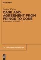 Produktbild: Case and Agreement from Fringe to Core
