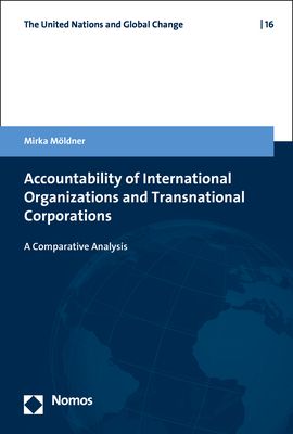 Produktbild: Accountability of International Organizations and Transnational Corporations
