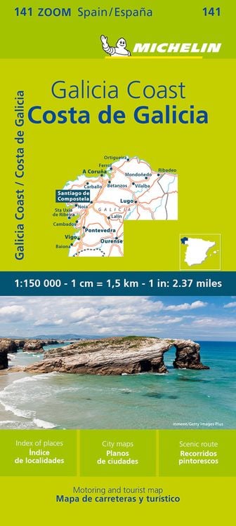Produktbild: Michelin Costa de Galicia, Galicische K&uuml;ste