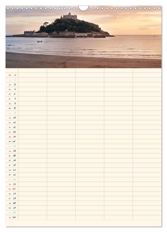 Produktbild: Mit Blick auf's Meer (Wandkalender 2026 DIN A3 hoch), CALVENDO Monatskalender