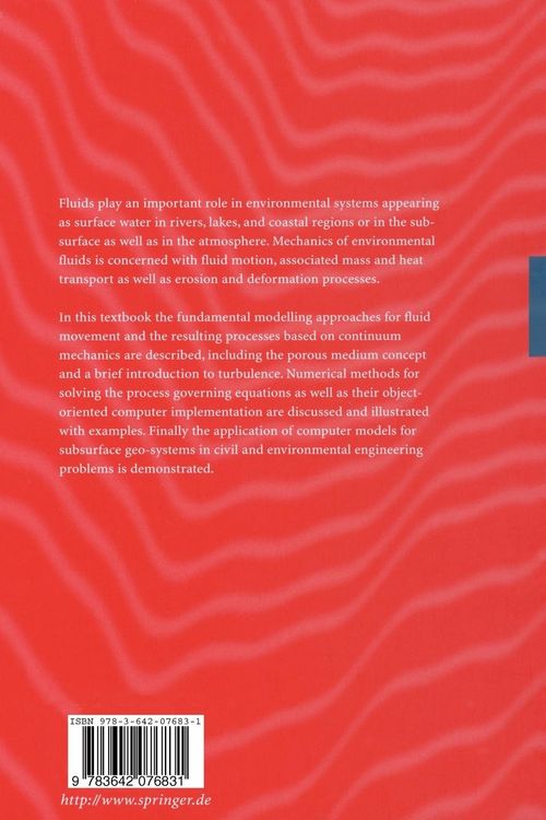 Produktbild: Computational Methods in Environmental Fluid Mechanics