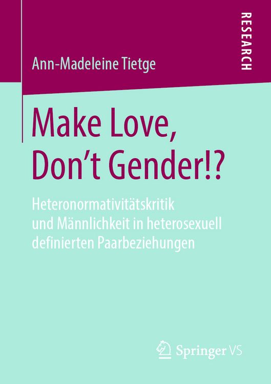 Produktbild: Make Love, Don't Gender!?