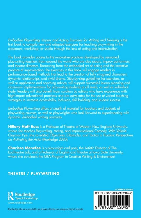 Produktbild: Embodied Playwriting