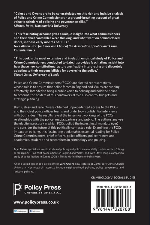 Produktbild: Police and Crime Commissioners
