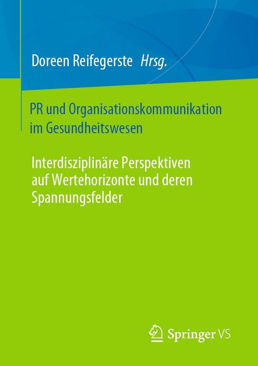 Produktbild: PR und Organisationskommunikation im Gesundheitswesen