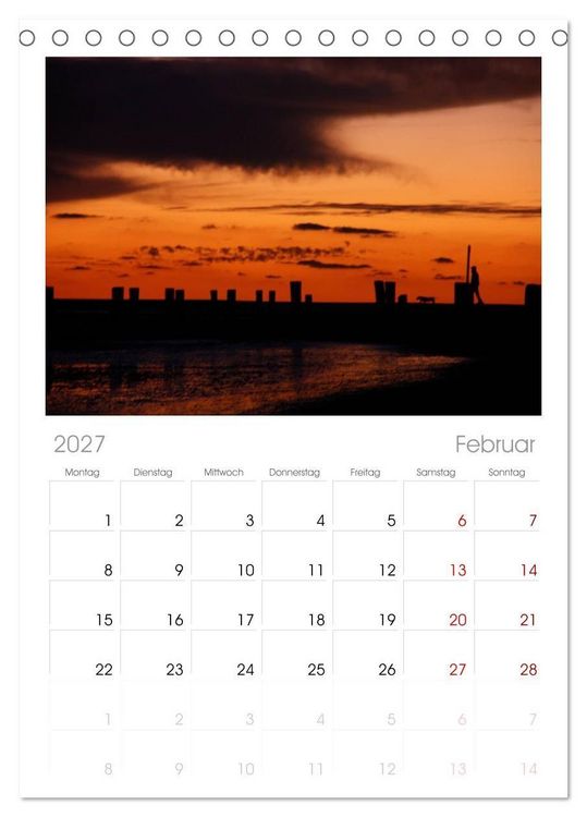 Produktbild: Tischplaner 2027 - F&ouml;hr 2027. Portr&auml;t einer Insel (A5 Tischkalender zum Aufstellen) CALVENDO