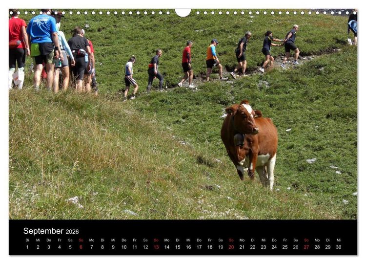 Produktbild: Der Jungfrau-Marathon (Wandkalender 2026 DIN A3 quer), CALVENDO Monatskalender