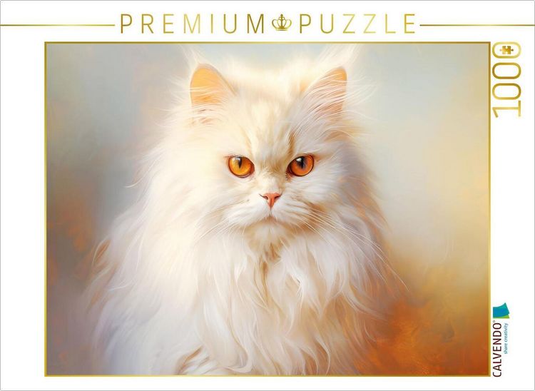 Produktbild: CALVENDO Puzzle Katzen im Pastellstil | 1000 Teile Lege-Gr&ouml;&szlig;e 64x48cm Foto-Puzzle f&uuml;r gl&uuml;ckliche Stunden