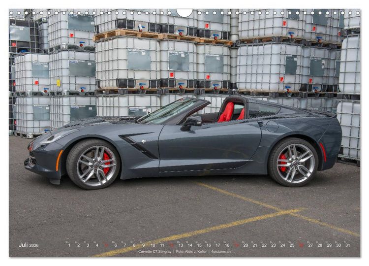 Produktbild: Corvette - Die US Ikone 2026 (Wandkalender 2026 DIN A3 quer), CALVENDO Monatskalender