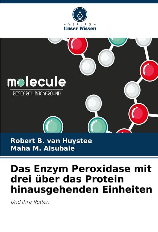 Produktbild: Das Enzym Peroxidase mit drei &uuml;ber das Protein hinausgehenden Einheiten