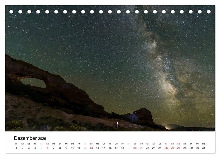 Produktbild: Nationalparks in Utah (Tischkalender 2026 DIN A5 quer), CALVENDO Monatskalender