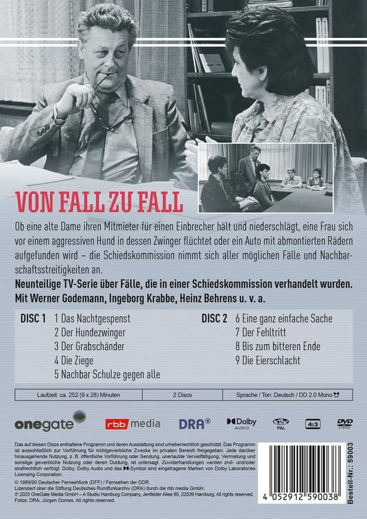 Produktbild: Von Fall zu Fall (DDR TV-Archiv) [2 DVDs]