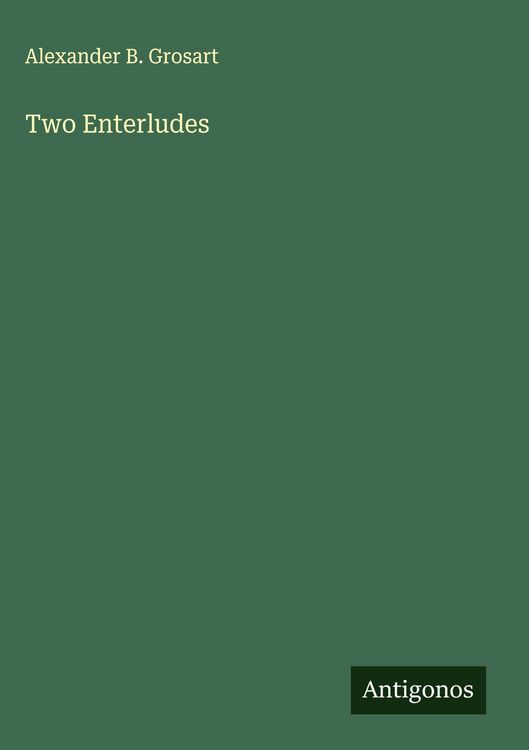 Produktbild: Two Enterludes