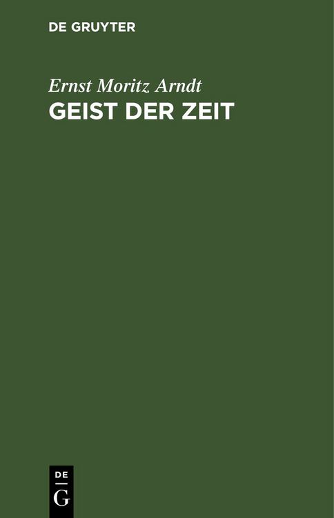 Produktbild: Geist der Zeit