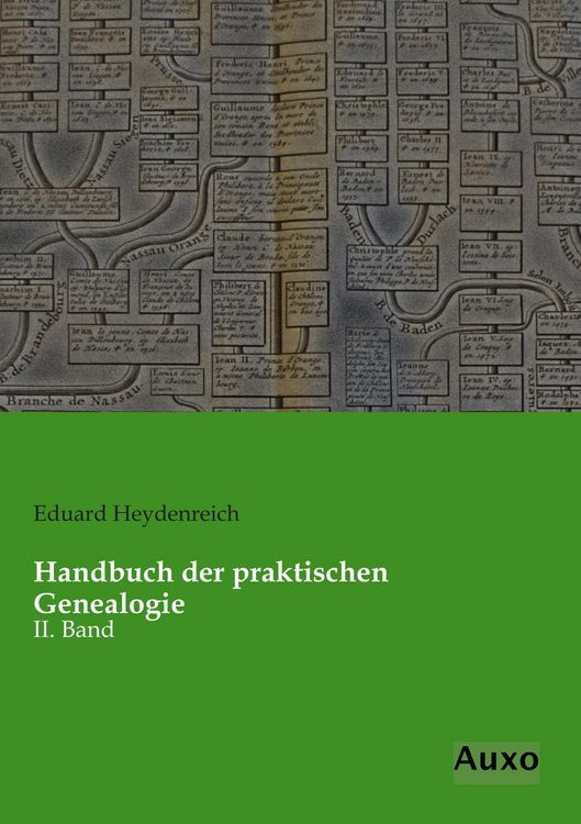 Produktbild: Handbuch der praktischen Genealogie