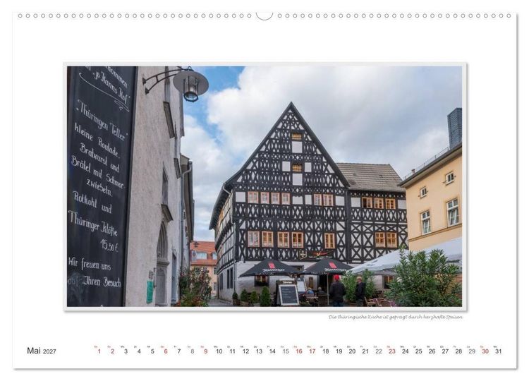 Produktbild: Emotionale Momente: Weimarer Ansichten. (hochwertiger Premium Wandkalender 2027 DIN A2 quer), Kunstdruck in Hochglanz