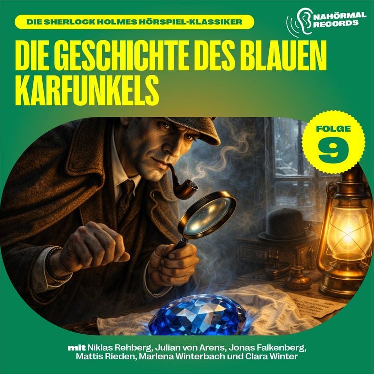 Produktbild: Die Geschichte des blauen Karfunkels (Die Sherlock Holmes H&ouml;rspiel-Klassiker, Folge 9)