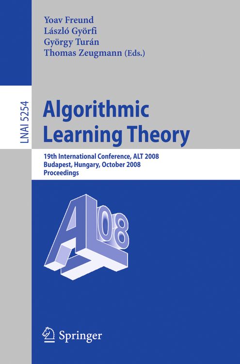 Produktbild: Algorithmic Learning Theory
