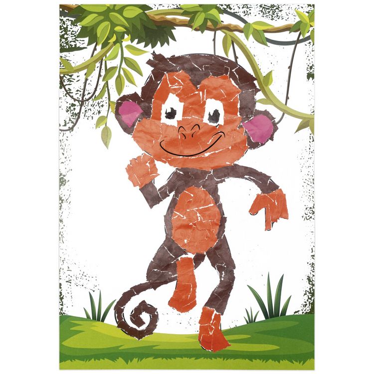Produktbild: URSUS 8 Schnipselbilder "Dschungel"