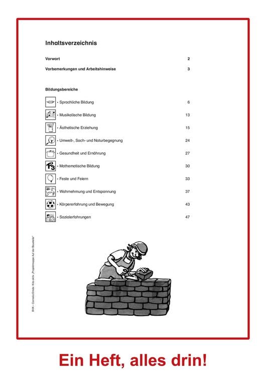 Produktbild: Kita aktiv Projektmappe Auf der Baustelle