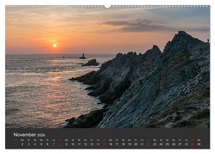 Produktbild: Bretagne - Cap Sizun (hochwertiger Premium Wandkalender 2026 DIN A2 quer), Kunstdruck in Hochglanz