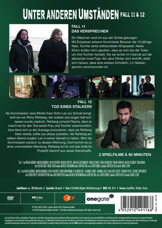 Produktbild: Unter anderen Umst&auml;nden - Fall 11 & 12 [2 DVDs]