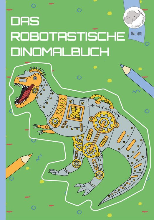 Produktbild: Das robotastische Dinomalbuch