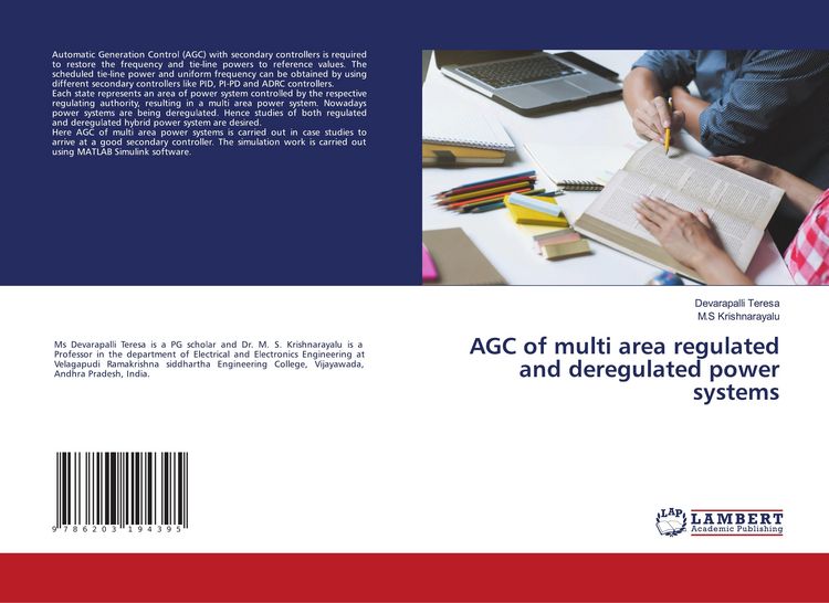Produktbild: AGC of multi area regulated and deregulated power systems