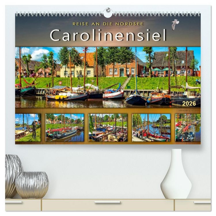 Produktbild: Reise an die Nordsee - Carolinensiel (hochwertiger Premium Wandkalender 2026 DIN A2 quer), Kunstdruck in Hochglanz