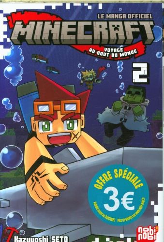 Produktbild: Minecraft, le manga officiel : voyage au bout du monde. Tome 2