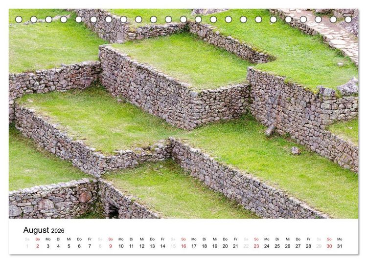 Produktbild: Peru - Land der Inkas und Alpakas (Tischkalender 2026 DIN A5 quer), CALVENDO Monatskalender