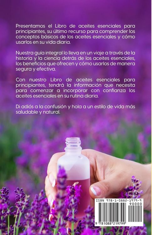 Produktbild: Libro De Aceites Esenciales Para Principiantes