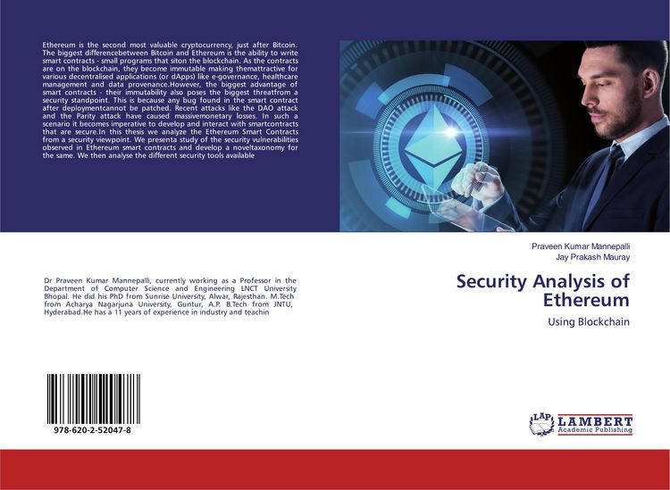 Produktbild: Security Analysis of Ethereum