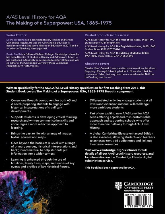 Produktbild: A/AS Level History for AQA The Making of a Superpower